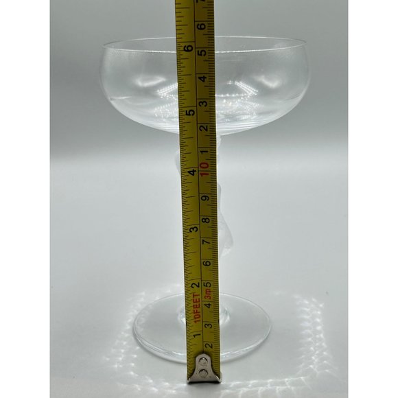 Vintage Bacchus Frosted Champagne Sherbet Glass By France 1 Pc Replacement Glass - Picture 10 of 11